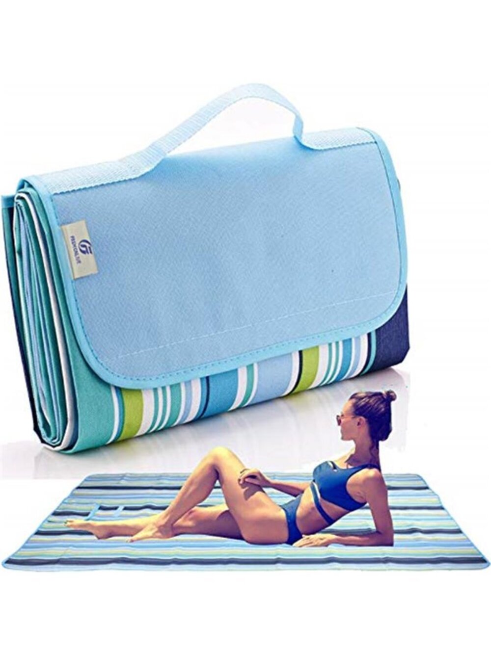Waterproof Picnic Blanket Large Beach Blanket Camping Outdoor Mat Foldable Rug